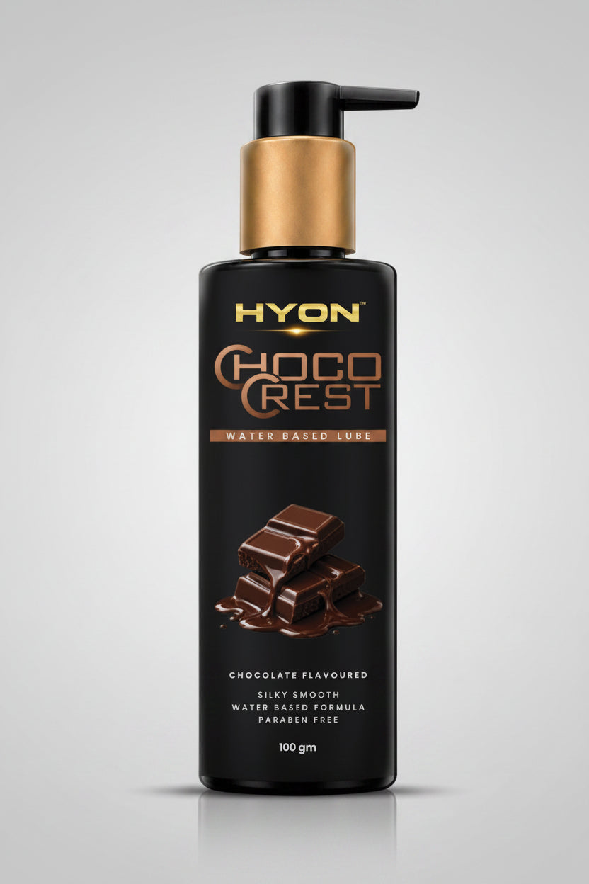 HYON ChocoHeat Ribbed & Dotted Condoms for Men | Dual Textured Condom for Enhanced Pleasure | Pack of 10 Condoms